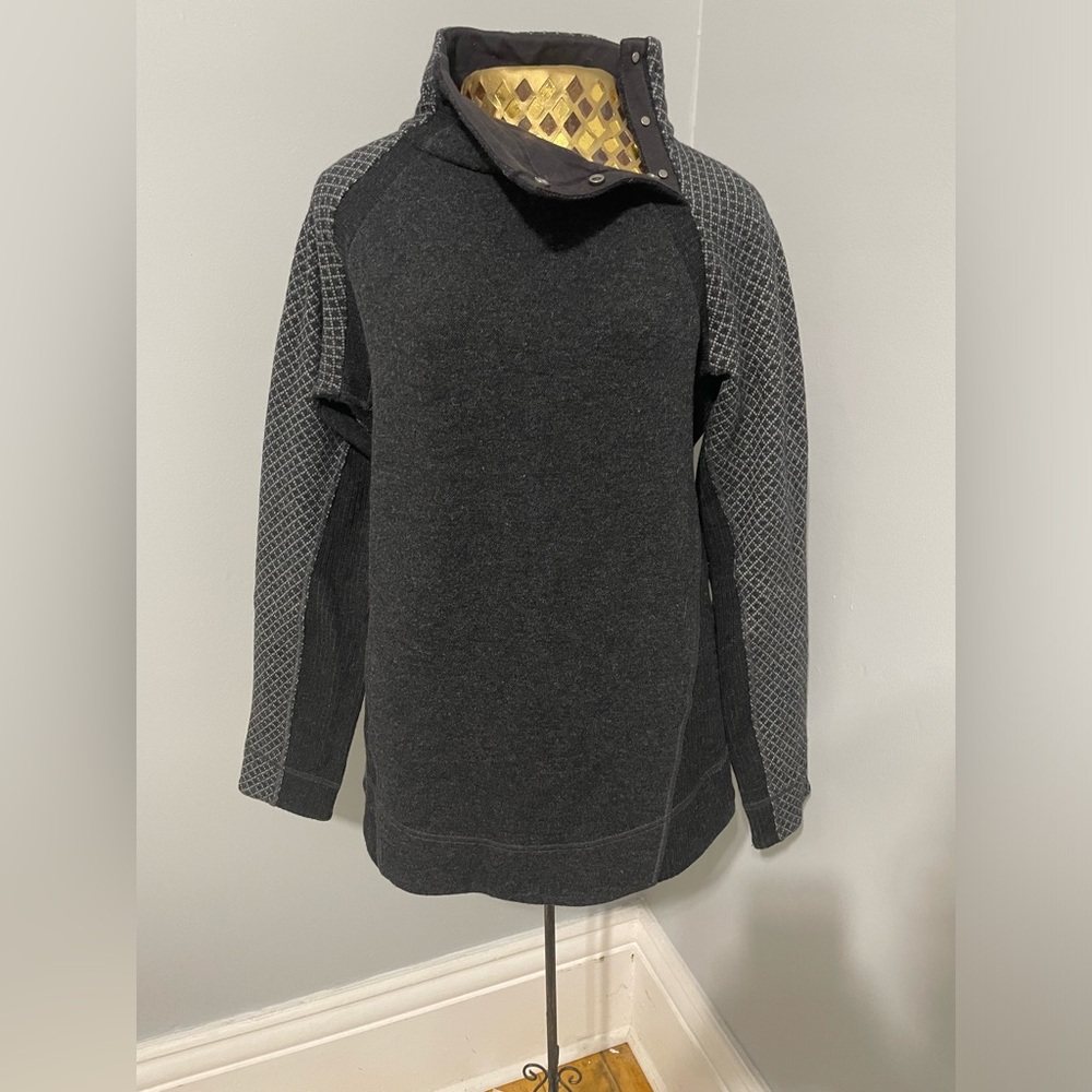 PrAna Wool Brandie Sweater - Heather Charcoal - Small